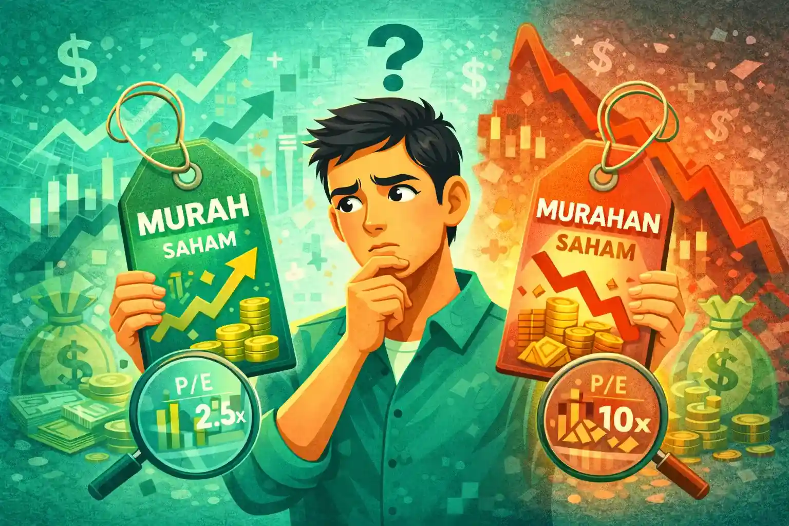 Cara Bedakan Saham Murah dan Saham Murahan