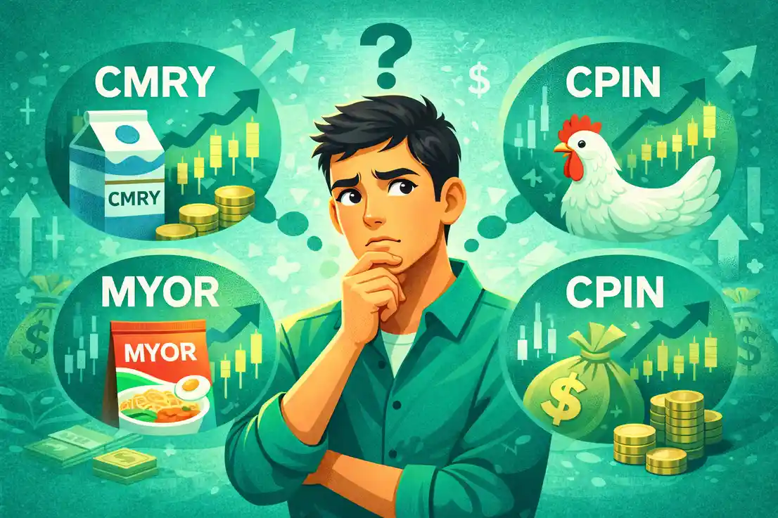 Saham CMRY, MYOR, CPIN. Mana Lebih Value Investing ?