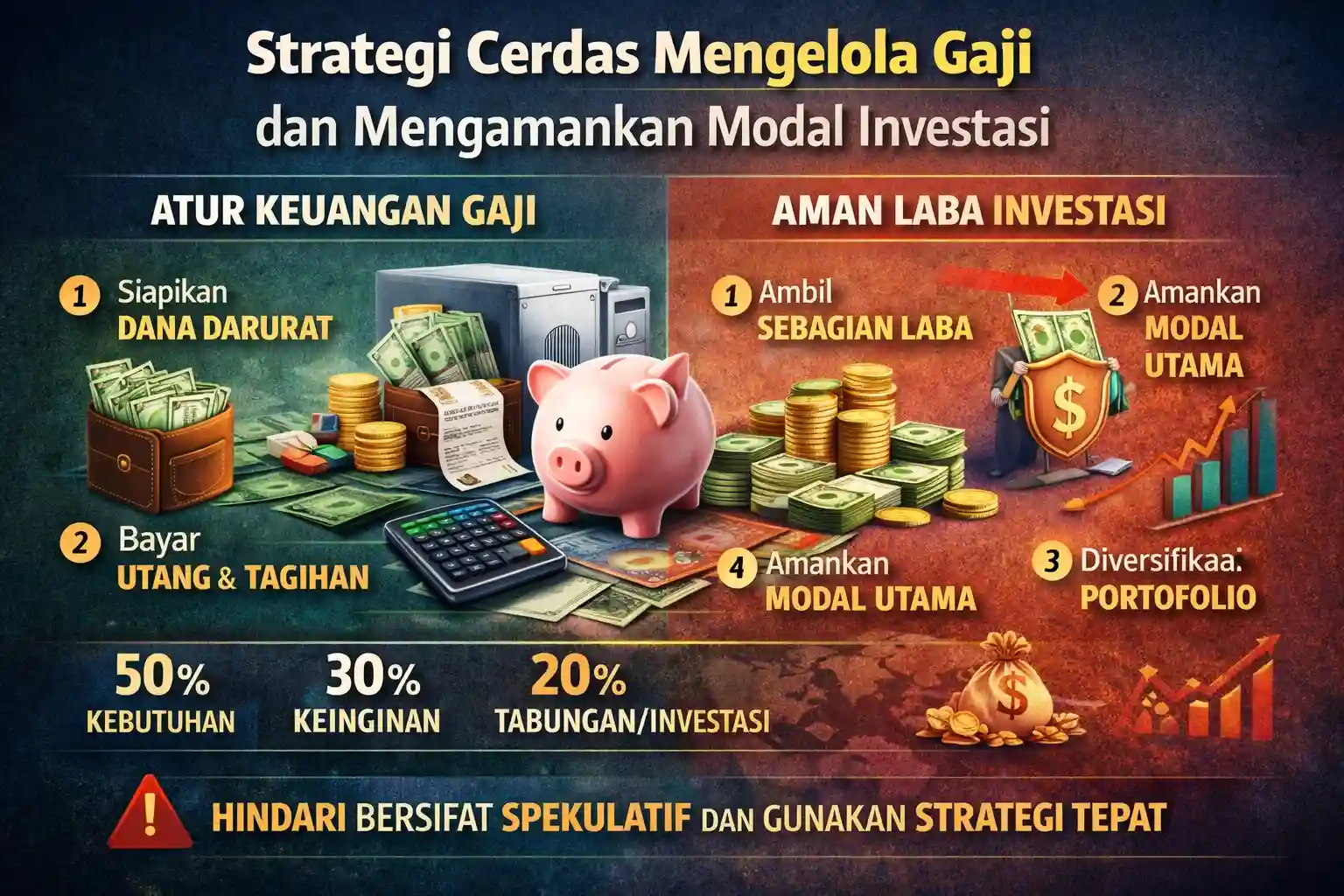 Strategi Cerdas Mengelola Gaji dan Mengamankan Modal Investasi